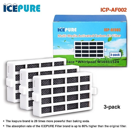 Alapure Luftfilter passend für Whirlpool und Bauknecht Microban ANT001 / HYG001 (3 St.) Alapure Luftfilter passend für Whirlpool und Bauknecht Microban ANT001 / HYG001 (3 St.)